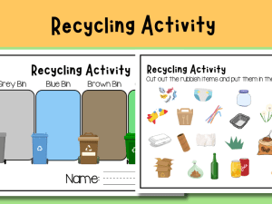 EYFS Recycling Sorting Activity
