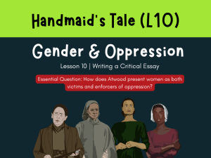 The Handmaid's Tale (L10) Critical Essay