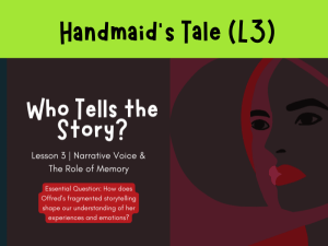 The Handmaid’s Tale (L3) Narrative Voice