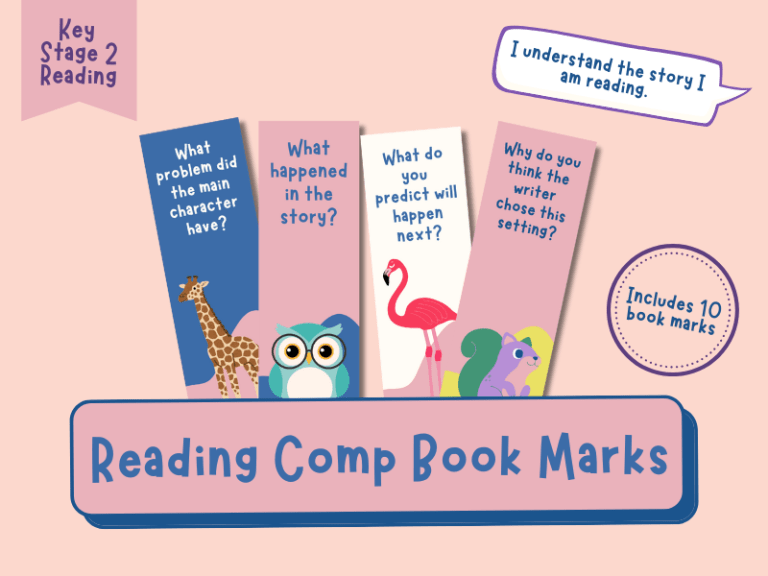 Reading Comprehension Book Marks - Revolutionary Education