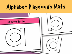 EYFS Alphabet Playdough Mats