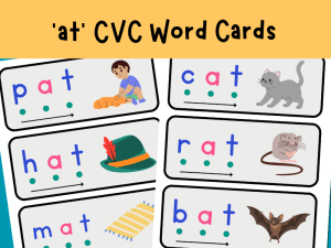 at word family cards