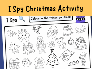 I Spy Active Listening Game Christmas Edition