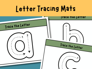 Lowercase Letter Formation Mats