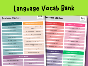 English Language Vocabulary Bank