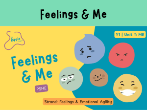 Feelings & Me (Y1 PSHE)