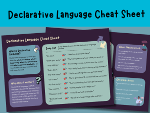 Declarative Language Cheat Sheet KS2