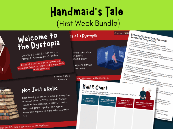 The Handmaid's Tale (First Week Bundle) - Revolutionary Education