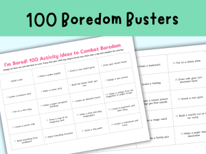100 Open-Ended Boredom Buster Ideas