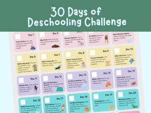 30 Days of Deschooling Challenge
